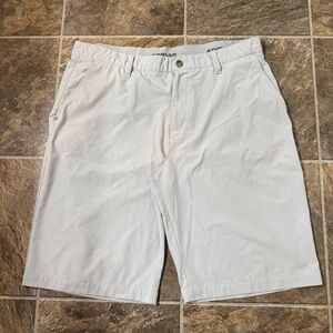 Adidas Shorts Men Size 36Ultimate 365 Woven 10.5” Grey Performance Stretch